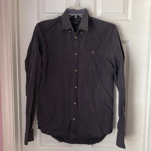 Marc by Marc Jacobs shrunken fit button down shirt in washed ink - Picture 1 of 3